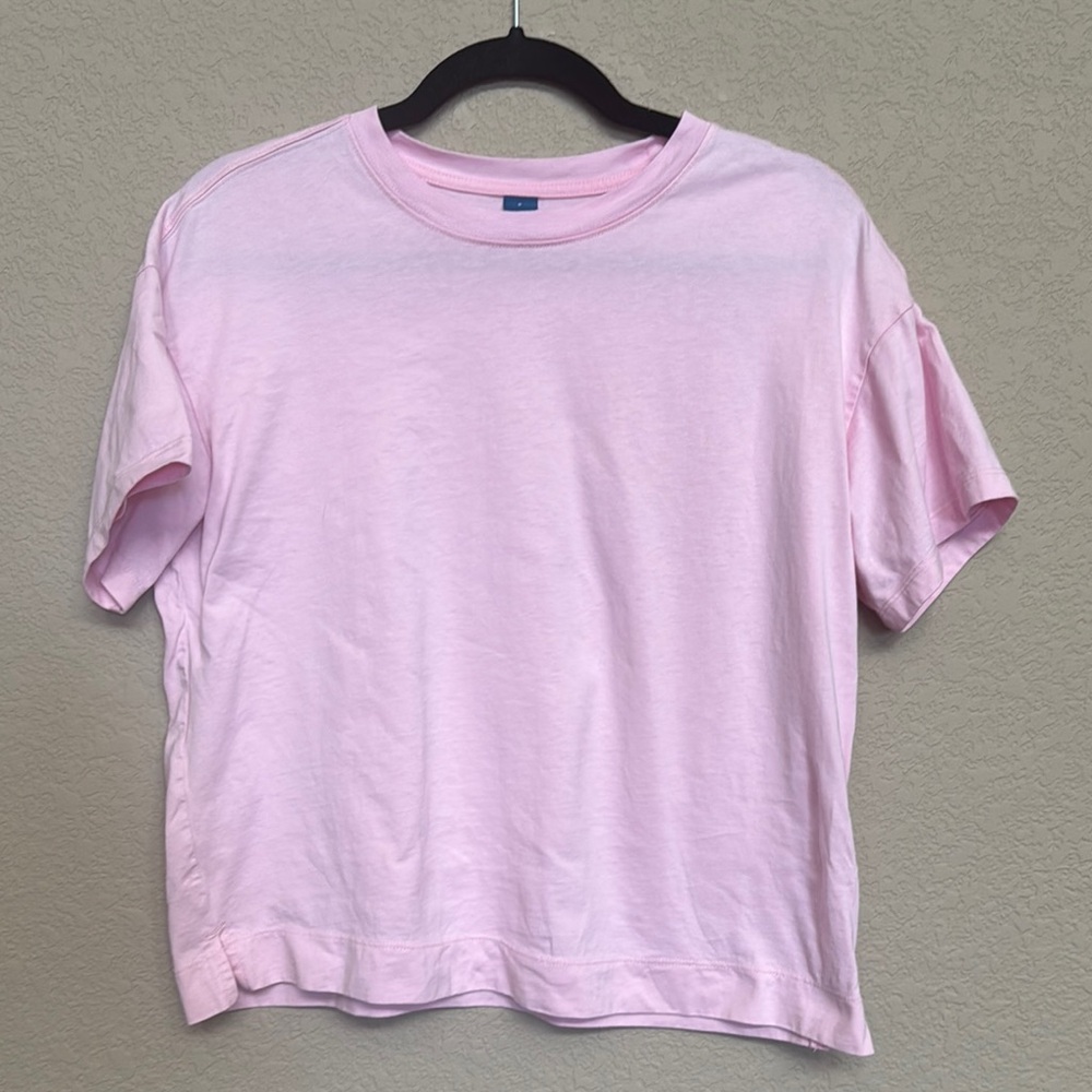 Old Navy Light Pink Short Sleeve Tee
